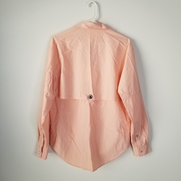 NWT Southern Proper Sportsman Collection Fishing Field Shirt Peach/Salmon Size S - Picture 16 of 16